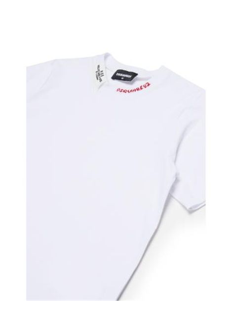 T-shirt con ricamo DSQUARED2 JUNIOR | DQ3161 D0AGPDQ100
